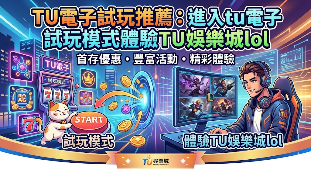 TU電子試玩推薦：進入tu電子試玩模式體驗TU娛樂城lol